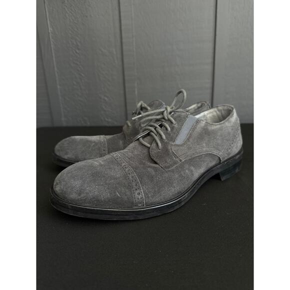 NAOT Bondos Lace Up Oxford Dress Shoe Loafer in 
Charcoal Soft Suede NEW Size 42